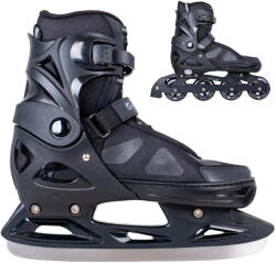 inSPORTline Korcsolya 2az1-ben inSPORTline Noctys, tekerős rögzítés, Comfort Fit, Micro Lock, Fényvisszaverő elem XL(43-46) (29623-XL)