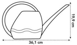  Aquarius Watering Can 1, 5Ltr Transpa