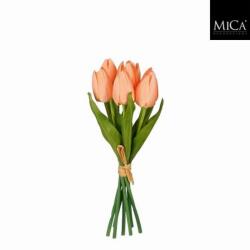  Tulipán csokor narancs színben művirágokból