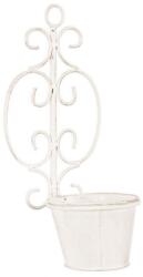  Fali virágtartó fehér színben