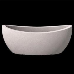 Scheurich 253/58 Wa. Globe Jadin. Weiss Granit