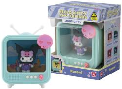YuMe Lampa cu figurina, Yume, Hello Kitty and Friends, Light-up TV, Kuromi Figurina