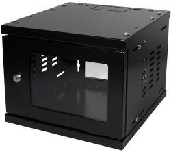 LogiLink 10" Wallmount Cabinet SoHo, 04U, black (W06Z33B)