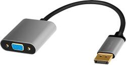 LogiLink DisplayPort adapter, DP/M to VGA/F, 1080p/60Hz, alu, black/grey, 0.15 m (CDA0109)