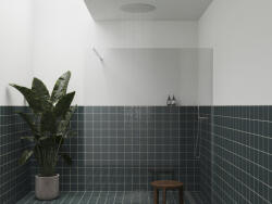 RAVAK 987.00CR Slim mennyezeti zuhanyfej 440 mm EasyClean fúvókatisztító technológiával, fényes króm X07P1258 (X07P1258)