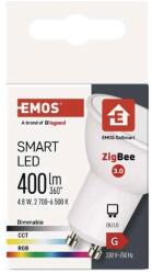 EMOS LED izzó GoSmart MR16 GU10 4, 8W (35 W) 400 lm RGB dimmelhető Zigbee ZQZ832R (ZQZ832R)