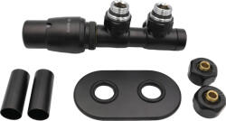 Deante bal oldali termosztatikus radiátorszelep, matt fekete AGI_NZL1 (AGI_NZL1)