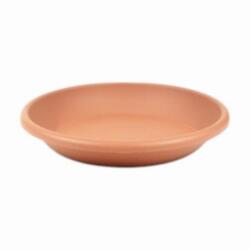  Műanyag kör alakú alátét terrakotta színben, 12 cm