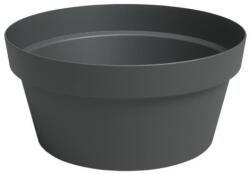 Artevasi Capri Bowl 25 cm Anthracite műanyag növénytartó