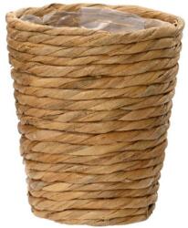  Fonott növénytartó 15 cm x 15 cm x 16 cm kerek