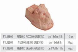 Terrecotte Italiane Piedino Medio Galestro Medio cm agyag növénytartó