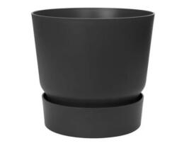 elho Greenville Round 25 cm Living Black műanyag növénytartó