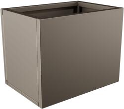  Nívó Lineo virágláda S, Sötétbézsszürke színben 50x35x40 cm