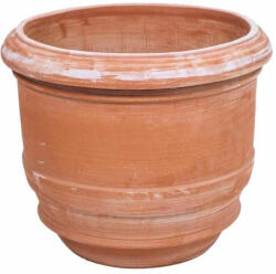 AnticoMestiere Vaso a Barile Liscio agyagcserép 40 cm