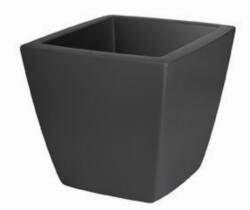 elho Pure Soft Square Wheels 40 cm Anthracit műanyag növénytartó