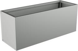  Nívó Lineo virágláda L, Fehéralumínium színben 100x35x40 cm