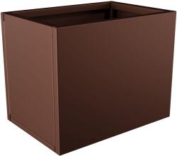  Nívó Lineo virágláda S, Mahagónibarna színben 50x35x40 cm