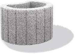 Semmelrock Mini növényedény szürke színben 30x30x20 cm (szállítási költség rendelt mennyiségtől függően)