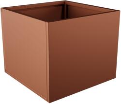  Nívó Cubo virágláda M, Rézbarna színben 60x60x50 cm
