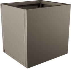  Nívó Lineo virágláda XS, Sötétbézsszürke színben 40x35x40 cm