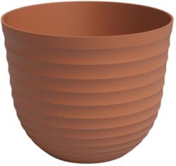 Artevasi Havana Waves 20 cm műanyag kaspó Brown Terracotta