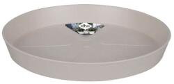 elho Loft Urban Saucer Round 21 cm Warm Grey műanyag növénytartó alátét
