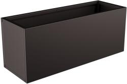  Nívó Lineo virágláda L, Szürkésbarna színben 100x35x40 cm