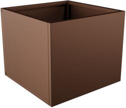  Nívó Cubo virágláda M, Dióbarna színben 60x60x50 cm