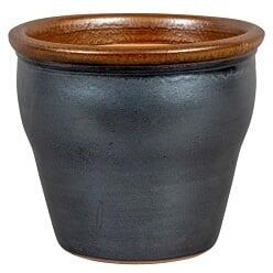 NDT Corleto 1-01MT metallic set of 3 kerámia növénytartó szett