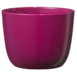 SK Sevilla fényes lila vízálló kerámia primula kaspó 11 cm