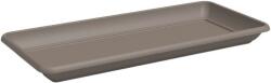 Artevasi Venezia Rectangular Saucer 40 cm Taupe műanyag növénytartó alátét