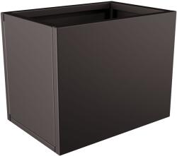  Nívó Lineo virágláda S, Szürkésbarna színben 50x35x40 cm