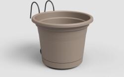 Artevasi VENEZIA WRES BALCONY KIT 20 cm TAUPE műanyag növénytartó