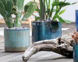 Deroma Vaso Ocean set of 4 mix colori agyag növénytartó szett