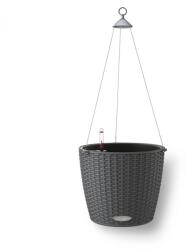 Lechuza NIDO Cottage 28 cm műanyag felakasztható kaspó granite