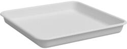 Artevasi Venezia Square Saucer 30 cm White műanyag növénytartó alátét