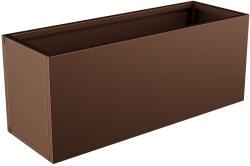  Nívó Lineo virágláda L, Dióbarna színben 100x35x40 cm
