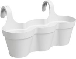Artevasi Capri Balcony Triple 54 cm White műanyag növénytartó