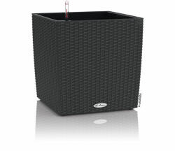 Lechuza CUBE Cottage 30 - All-In-One graphite black