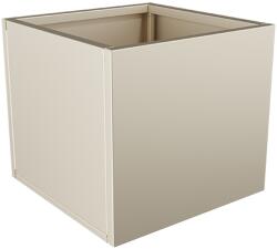  Nívó Cubo virágláda S, Elefántcsont színben 50x50x45 cm