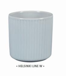 NDT Helsinki Line W white 13 cm kerámia növénytartó