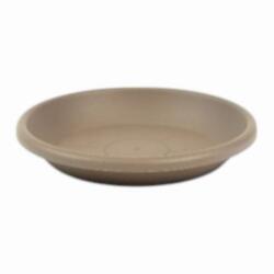  Műanyag kör alakú alátét taupe színben, 14 cm