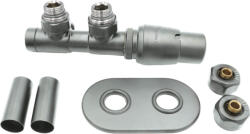 Deante jobb oldali termosztatikus radiátorszelep, matt acél AGI_FZP1 (AGI_FZP1)