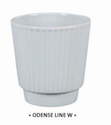 NDT Odense Line W white 13, 5 cm kerámia növénytartó