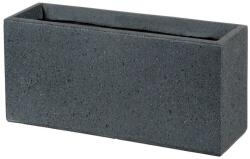 NDT Cleveland 22Z Black Set Of 2 -74-94, kerámia növénytartó szett