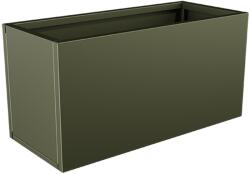  Nívó Lineo virágláda M, Olívazöld színben 80x35x40 cm