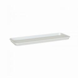Artevasi Capri Rectangular Saucer 50 cm White műanyag növénytartó alátét