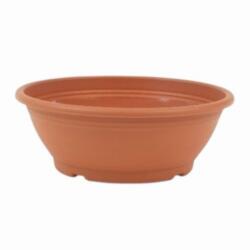  Műanyag virágtál terrakotta színben, 50 cm