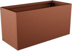  Nívó Lineo virágláda M, Rézbarna színben 80x35x40 cm