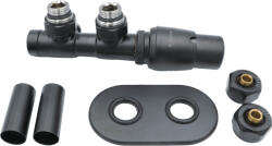 Deante jobb oldali termosztatikus radiátorszelep, matt titán AGI_DZP1 (AGI_DZP1)